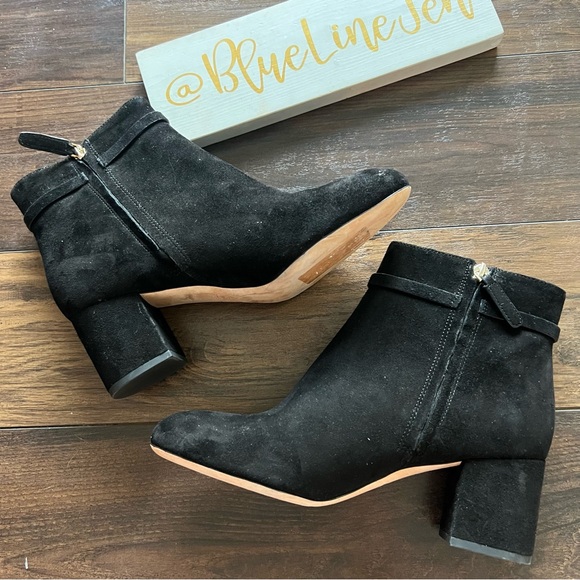 Kate Spade Knott Suede Ankle Boots - Picture 2 of 8